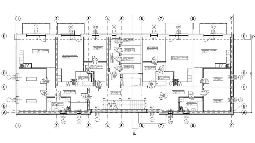 SIM Pomorze Suchy Dąb rzut piętra