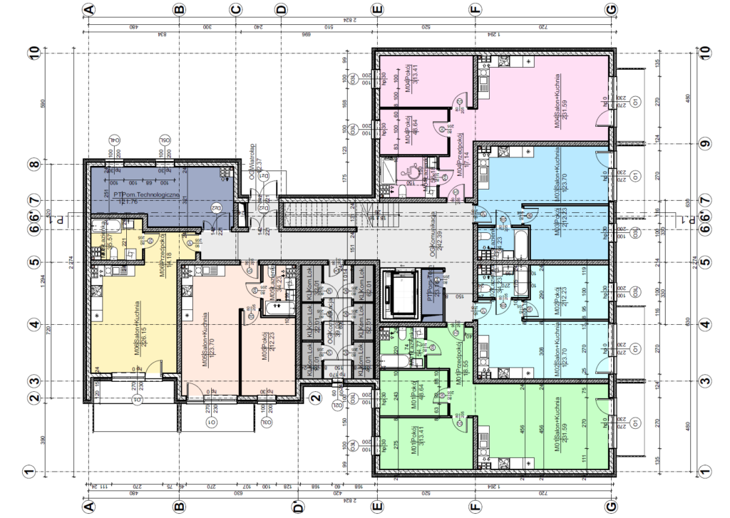SIM Pomorze Kobylnica rzut parteru